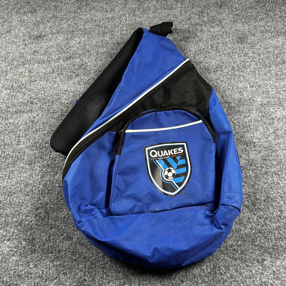 San Jose Earthquakes MLS Sling Backpack Blue 2015 Avaya Stadium Inaugural Season